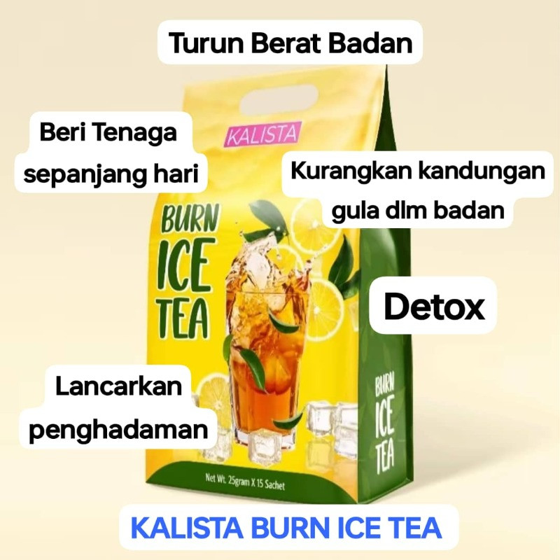 Burn ice tea