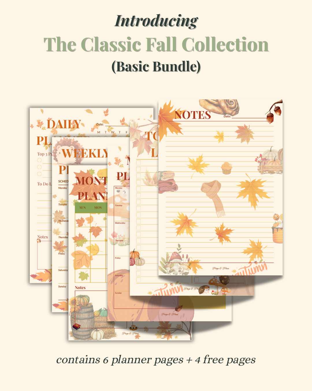 Classic Autumn Planner Collection