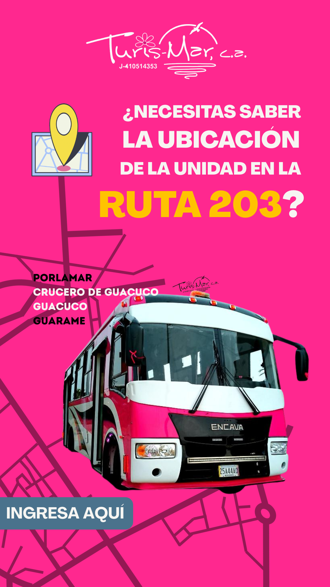 RUTA 203 PORLAMAR-GUACUCO-GUARAME
