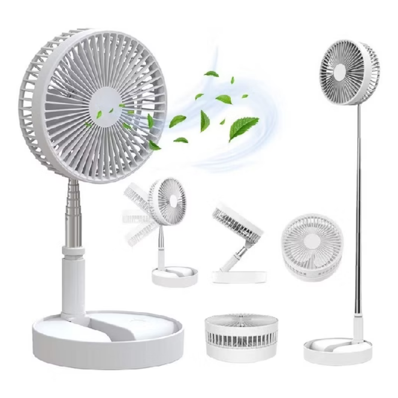 Ventilador portátil dobrável 4 velocidades