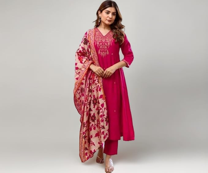 Pink Casual Wear kurthis