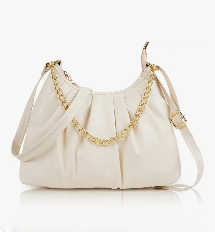 Minimalist white Chic Sling Bag